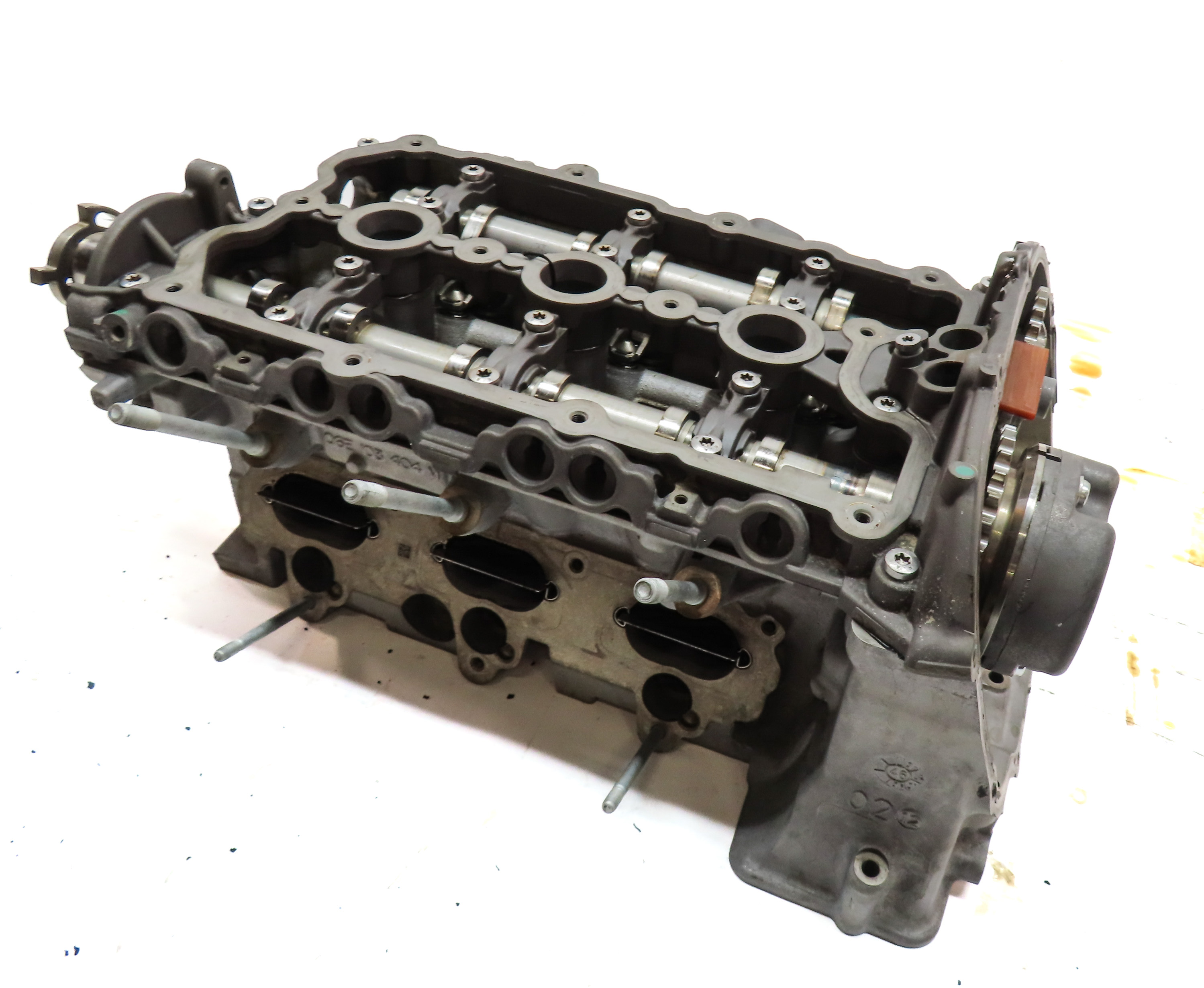 2013-2015 AUDI Q7 (4L) 3.0L SUPERCHARGED ENGINE RIGHT CYLINDER HEAD — exact item pictured